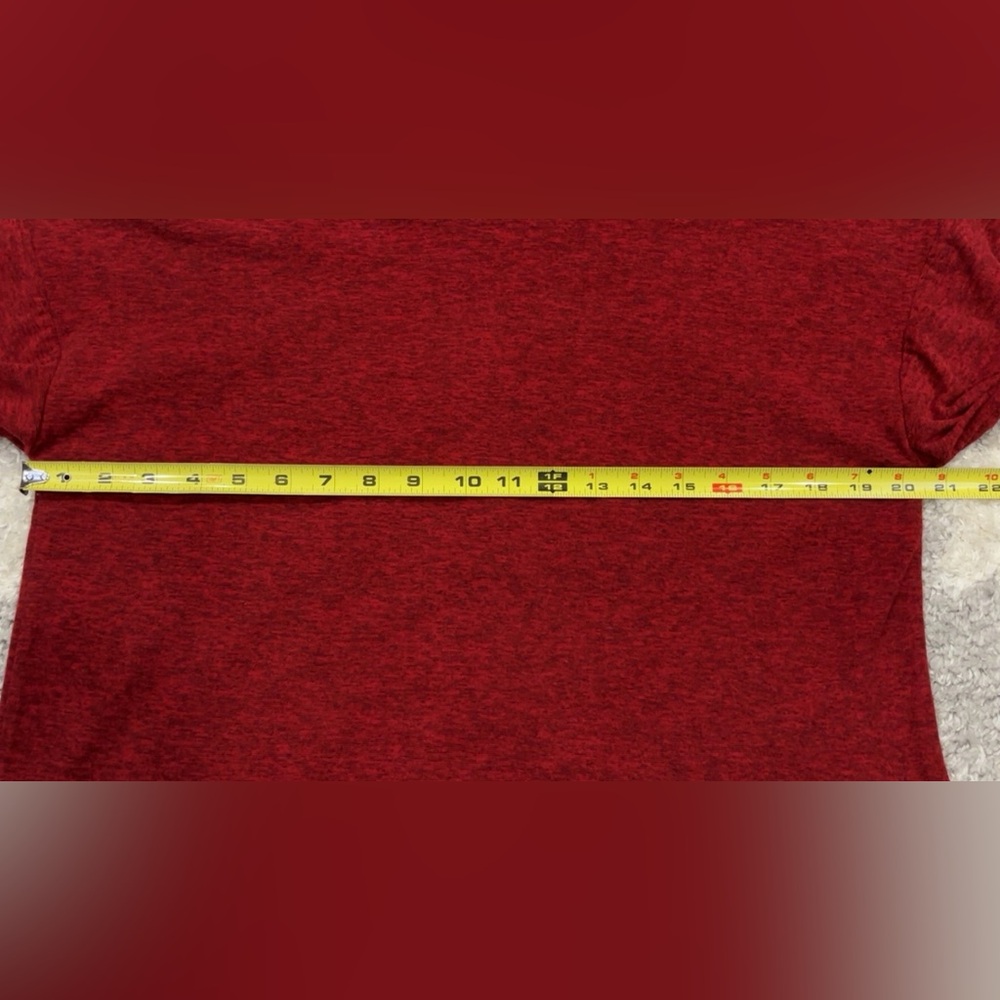 Canada Weather Gear Women's Supreme Soft Mock Neck Sweater Size Medium Red - Picture 8 of 10